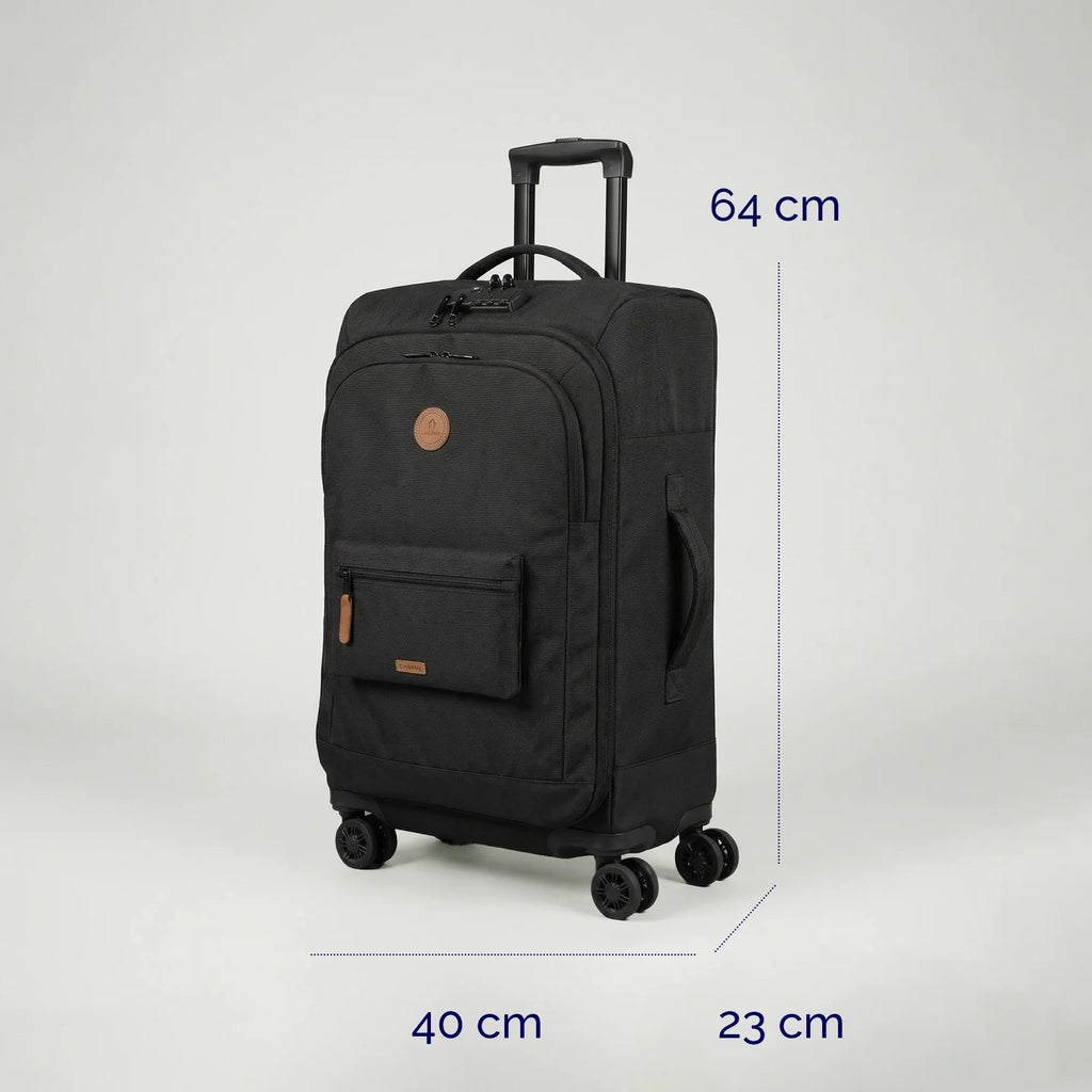 Valise souple à 4 roulettes taille M Berlin
