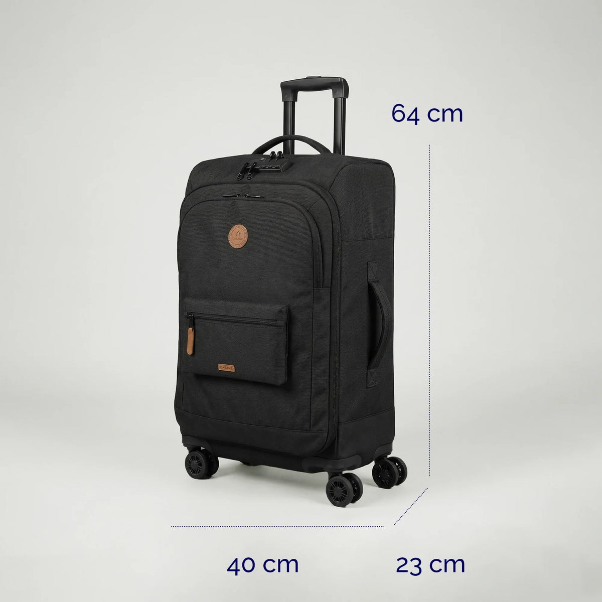 Valise souple à 4 roulettes taille M Berlin