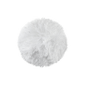 Pompon argenté/blanc