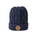 Beanie Jus de Pomme Bleu Marine Polaire