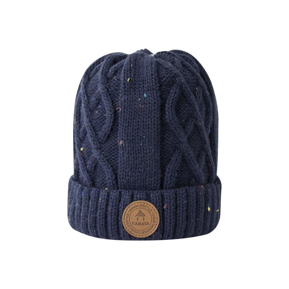 Beanie Jus de Pomme Bleu Marine Polaire