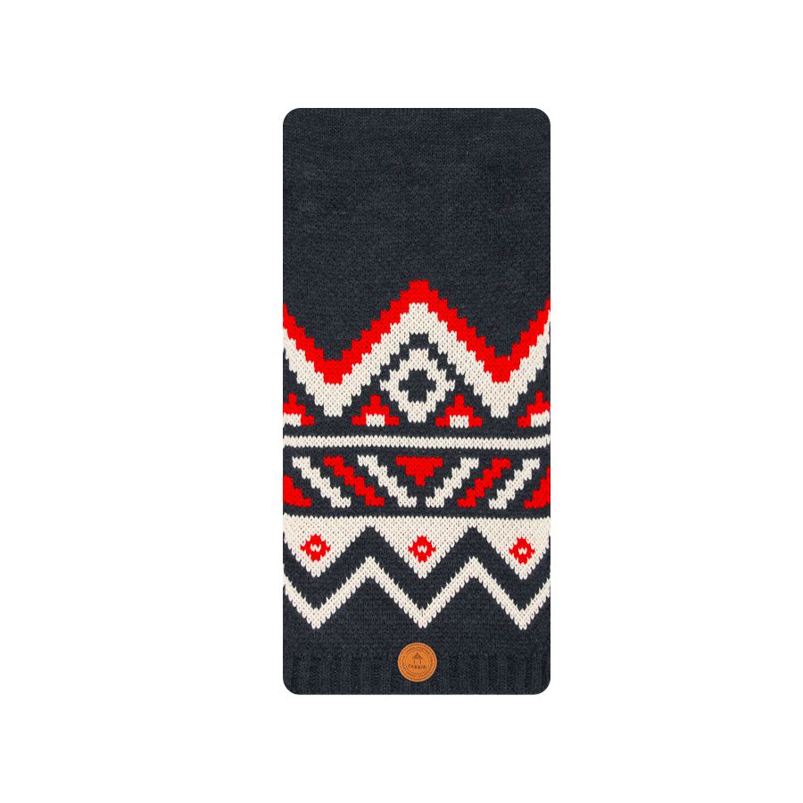 Scarf Blue Hawaiian Grey