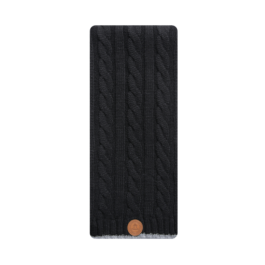 Foulard Crème Gin Noir