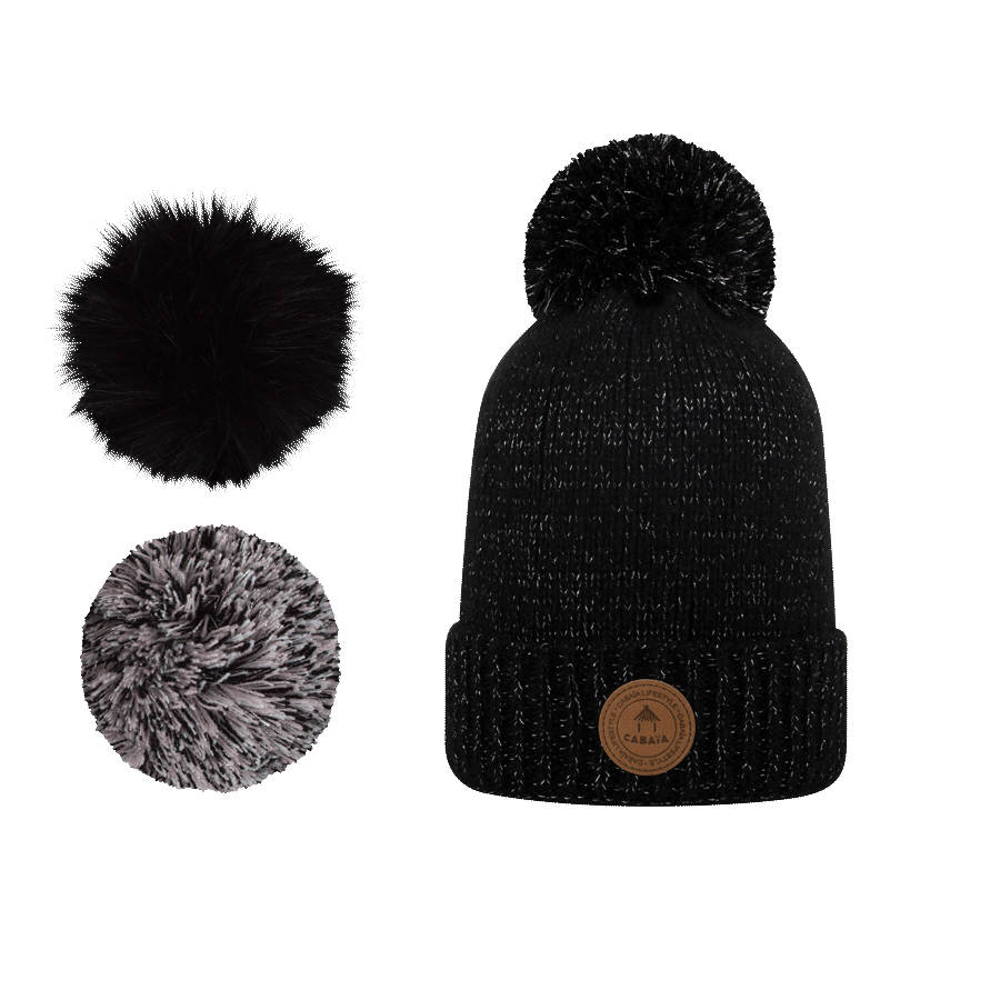 Beanie Irish Coffee Schwarz