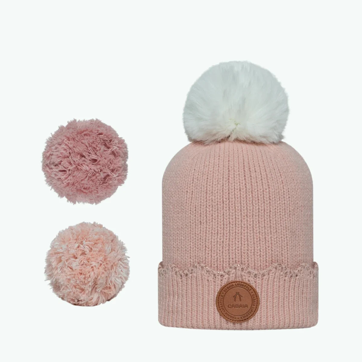 Bonnet Rose Pomme Polaire