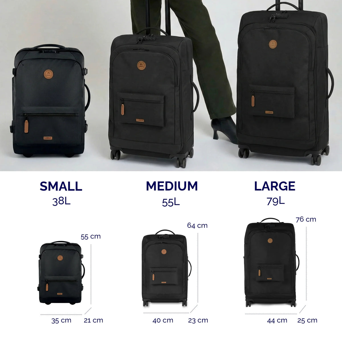 Valise Souple 4 Roues Moyenne Reykjavik