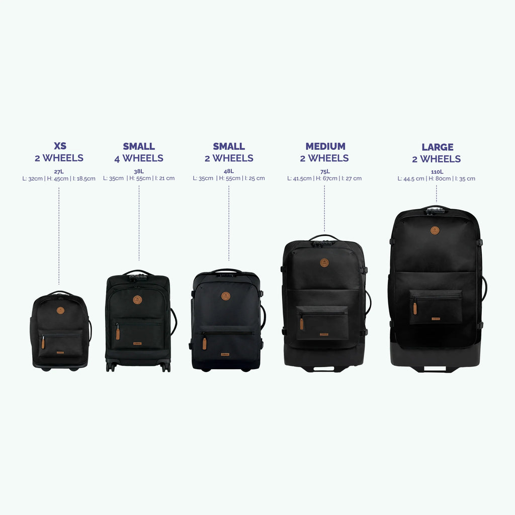 Valise souple à roulettes moyenne Reykjavik