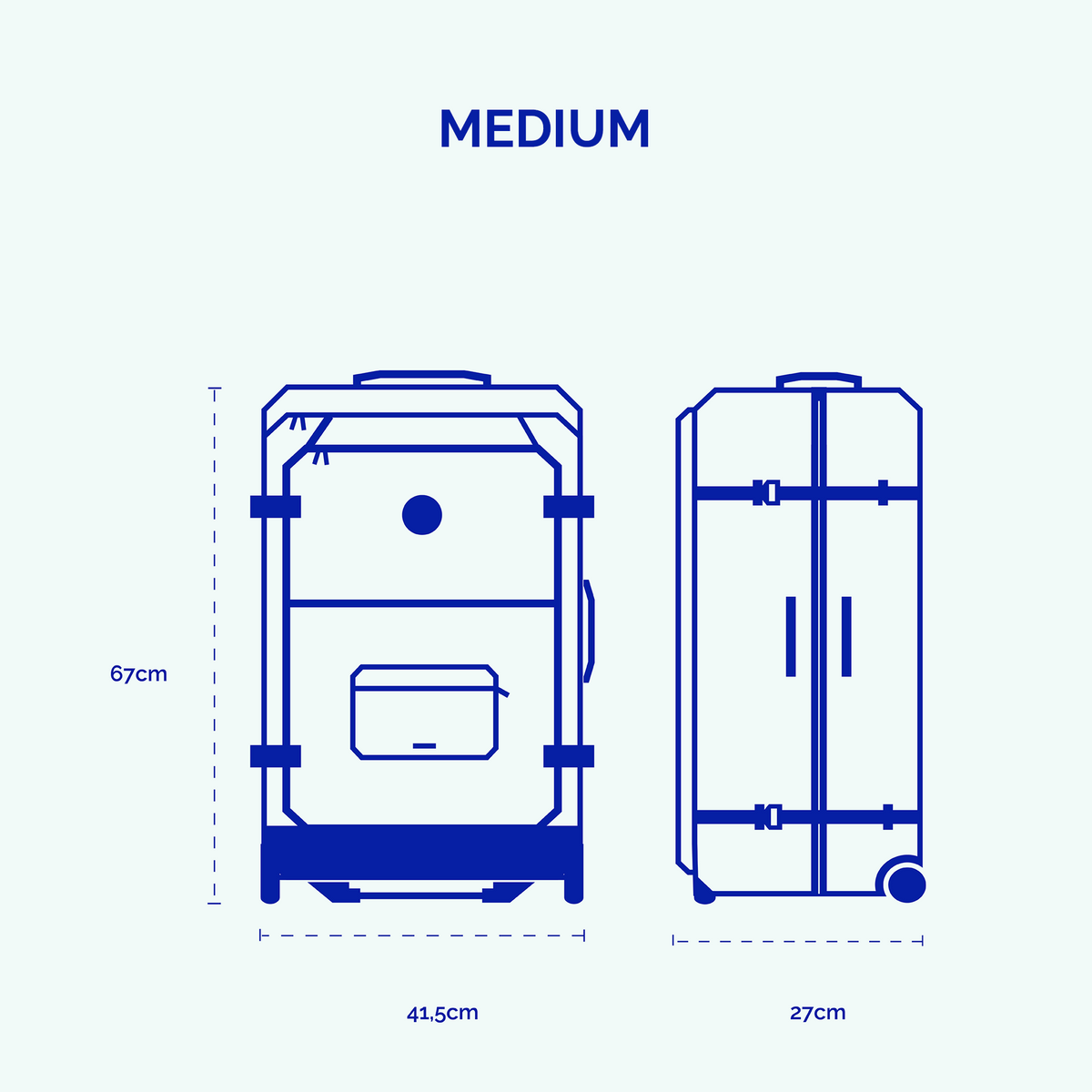 Ensemble de 2 valises Reykjavik
