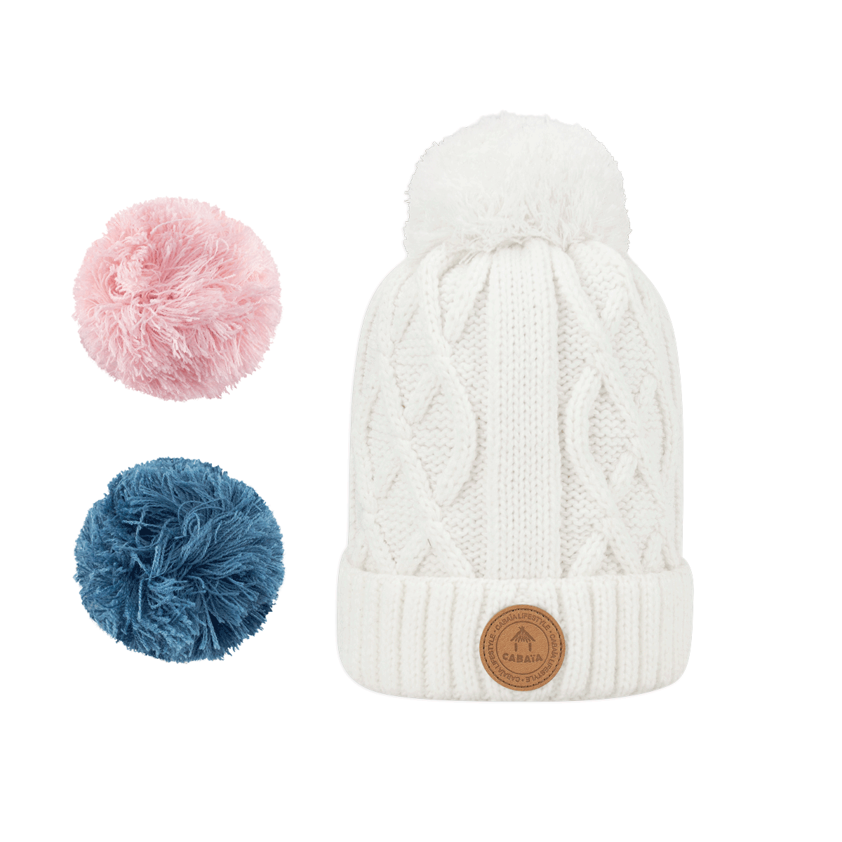 Bonnet Jus de Pomme Polaire Blanc